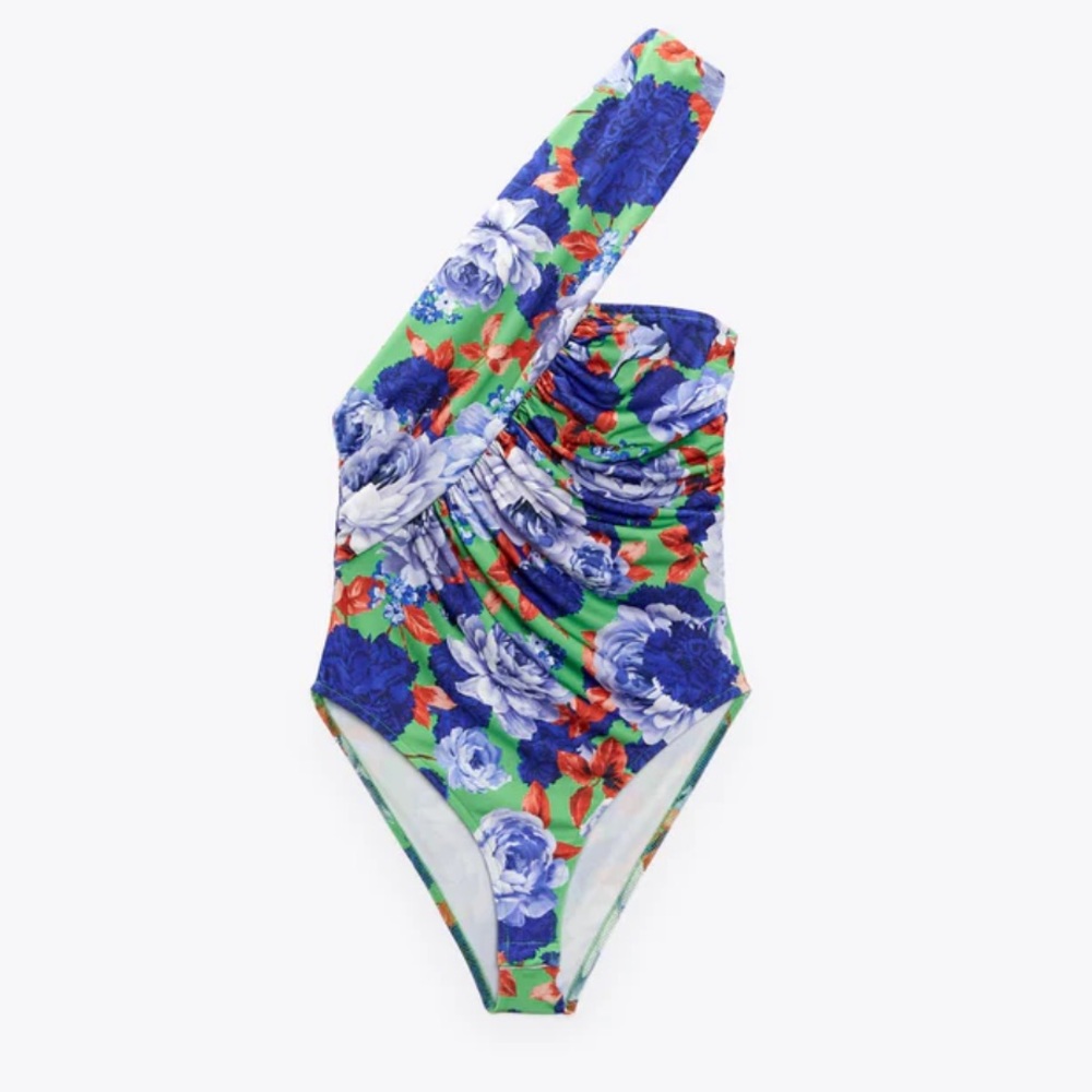 {Zara} Brand New Floral Bodysuit